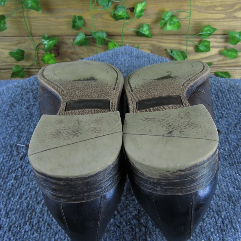 Robert Wayne Utah‎ Brown Leather Oxford Shoes Men 11D Dress Casual Lace-Up